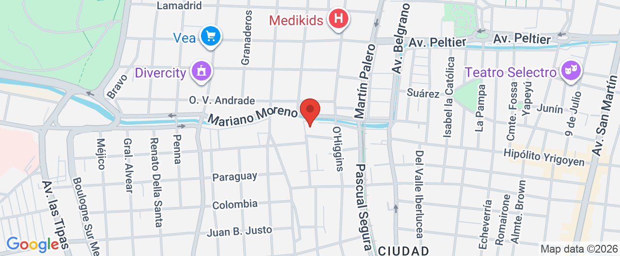 Mapa de la ubicación