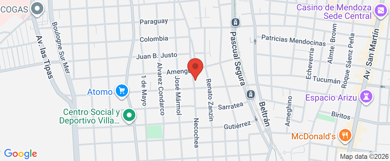 Mapa de la ubicación
