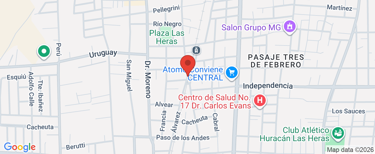Mapa de la ubicación