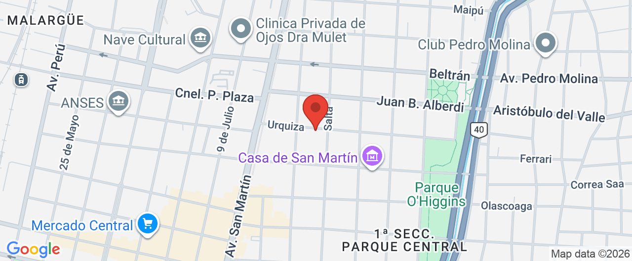 Mapa de la ubicación