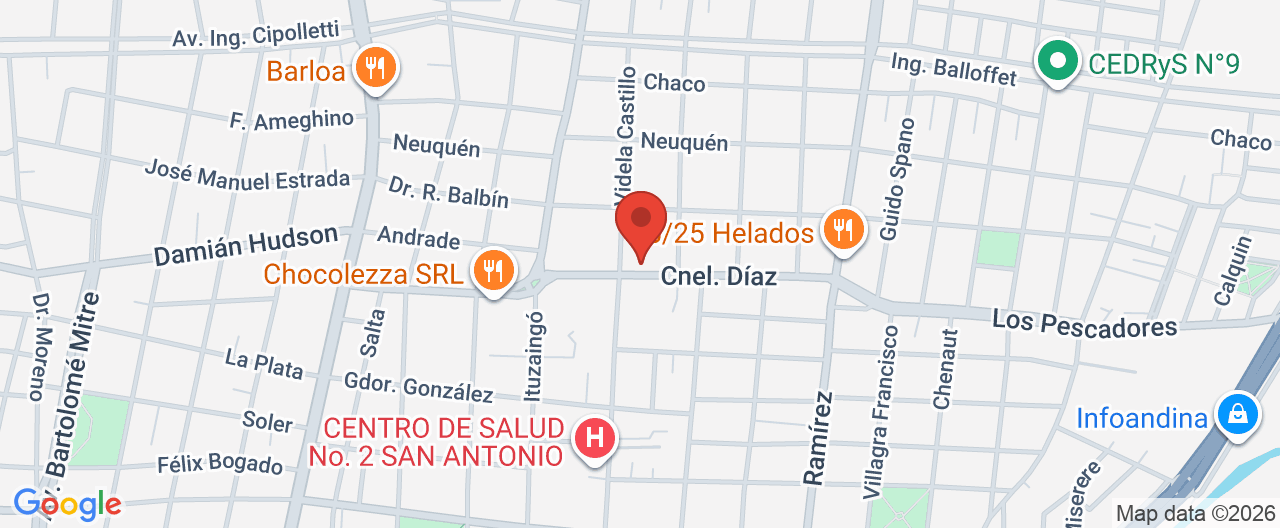 Mapa de la ubicación