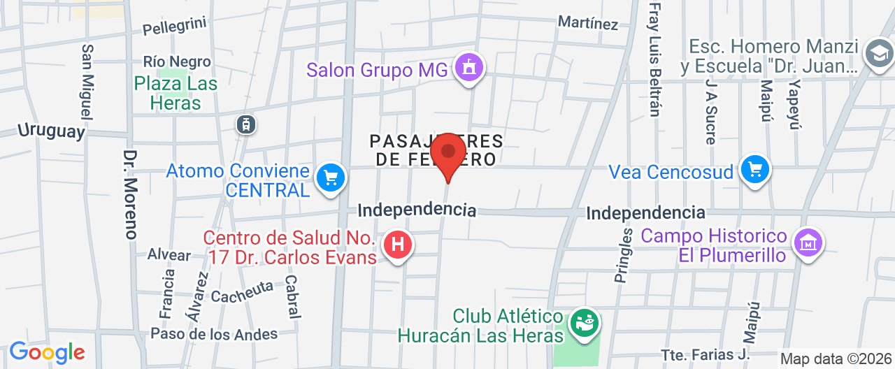 Mapa de la ubicación