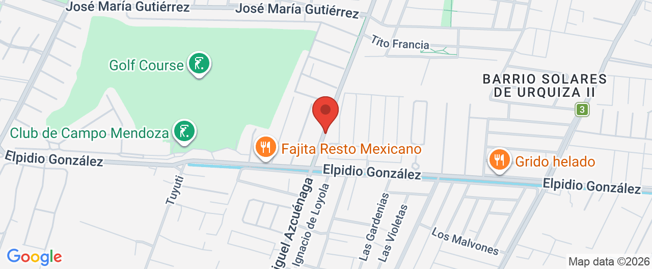 Mapa de la ubicación
