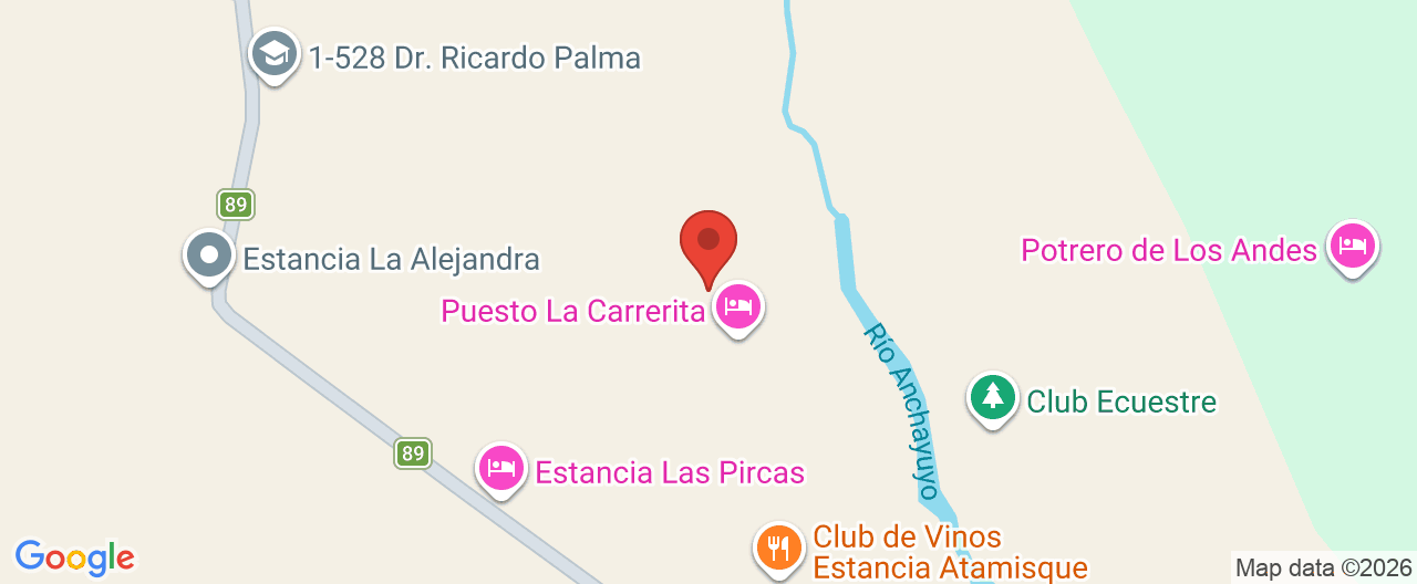 Mapa de la ubicación
