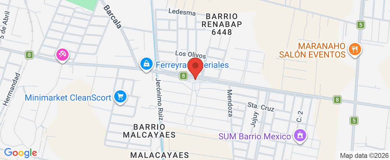 Mapa de la ubicación