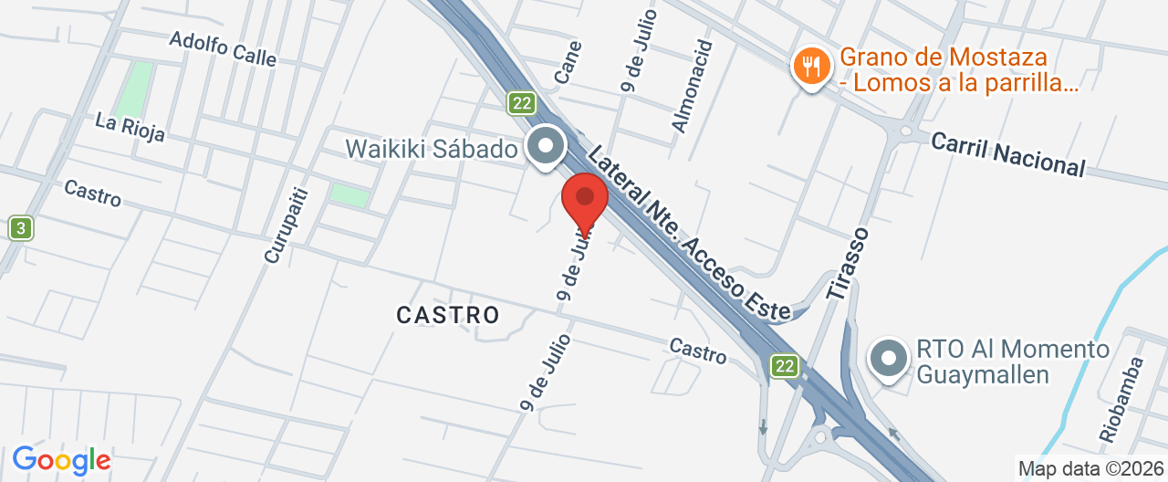 Mapa de la ubicación