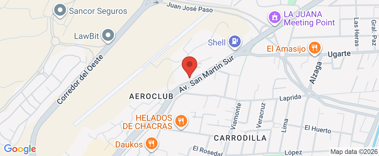 Mapa de la ubicación