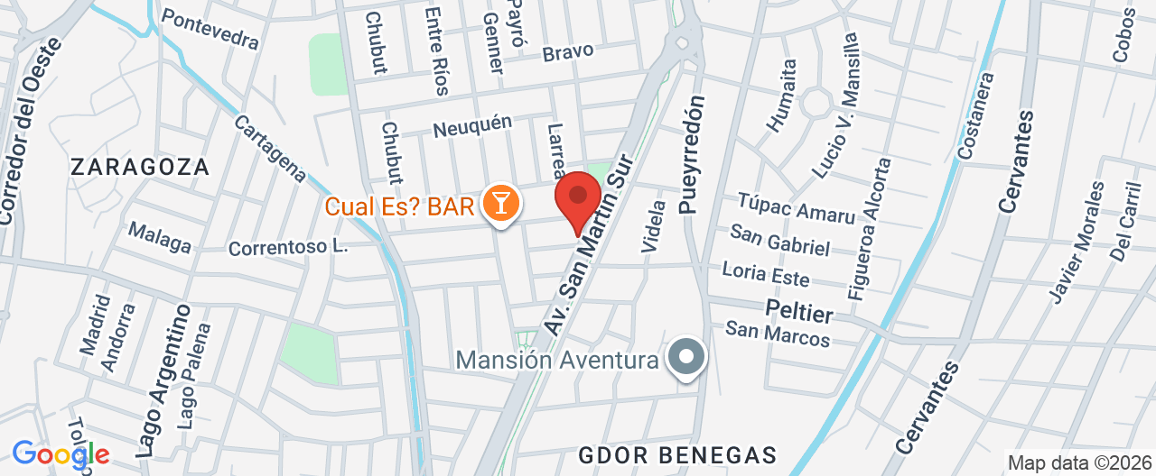 Mapa de la ubicación