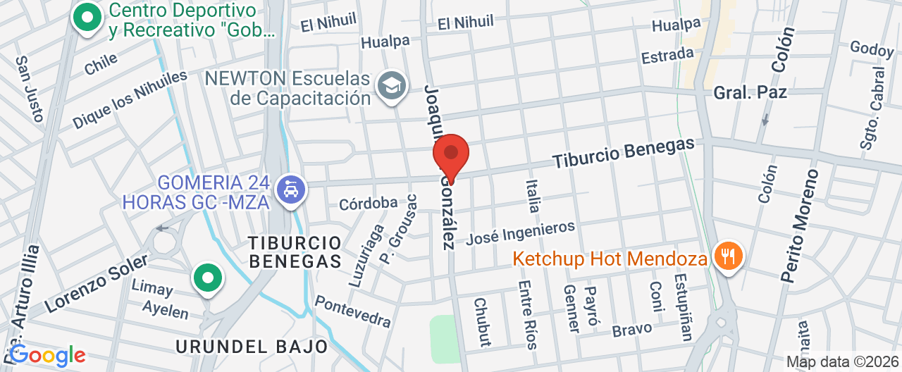 Mapa de la ubicación