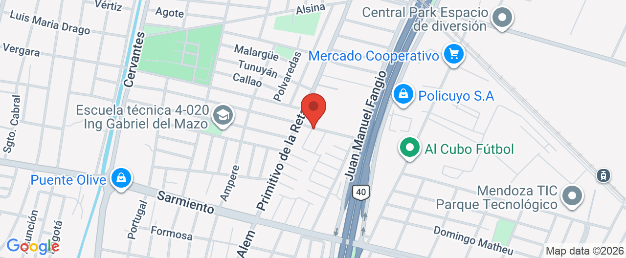 Mapa de la ubicación