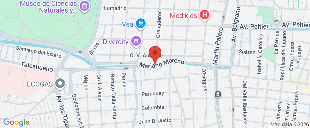 Mapa de la ubicación