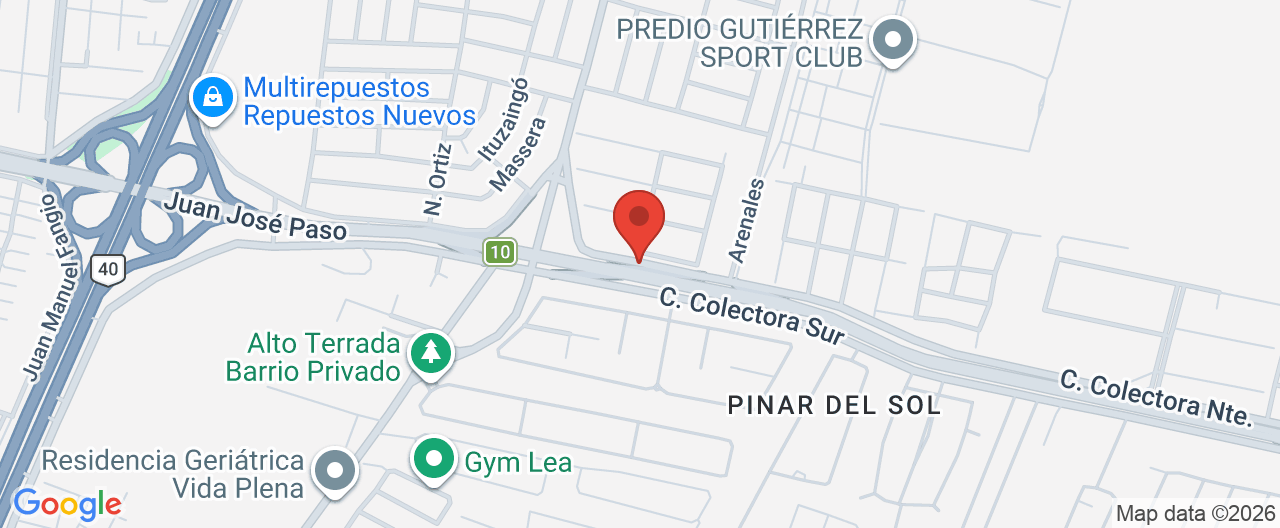Mapa de la ubicación
