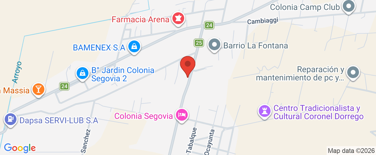 Mapa de la ubicación