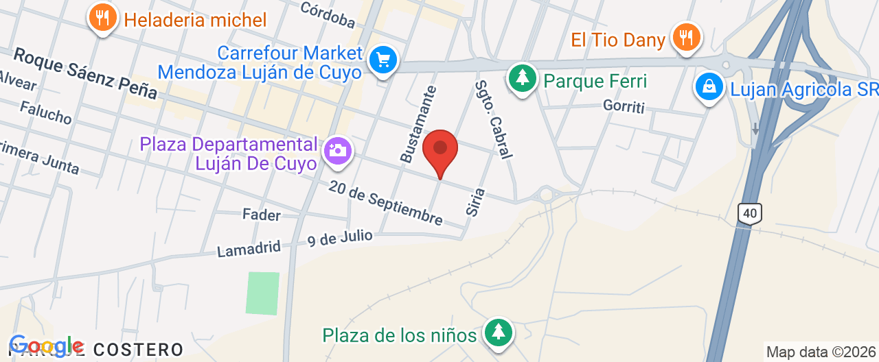 Mapa de la ubicación
