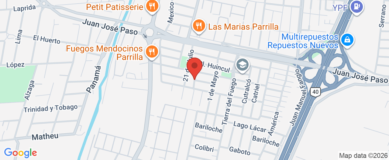 Mapa de la ubicación