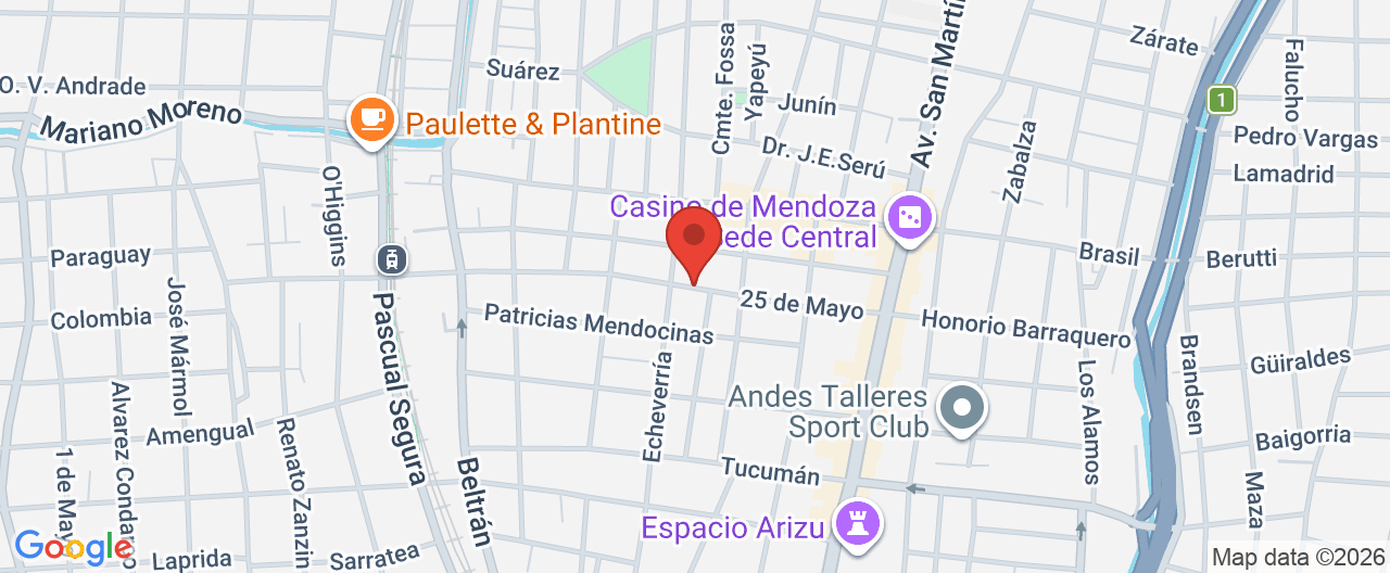 Mapa de la ubicación