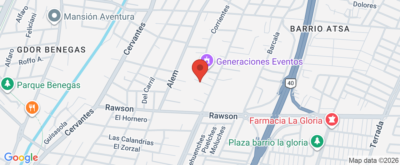 Mapa de la ubicación