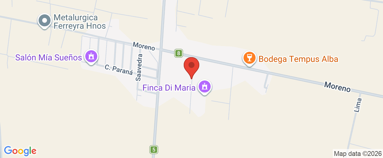 Mapa de la ubicación