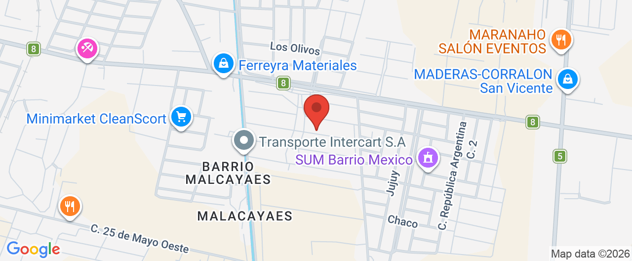 Mapa de la ubicación