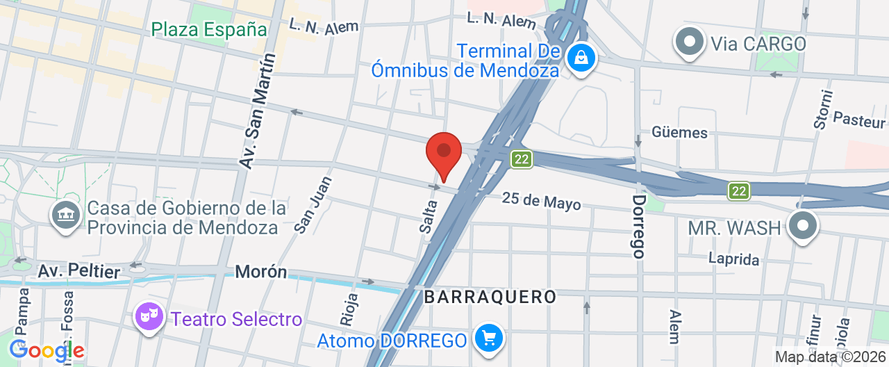 Mapa de la ubicación