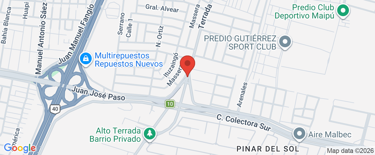 Mapa de la ubicación