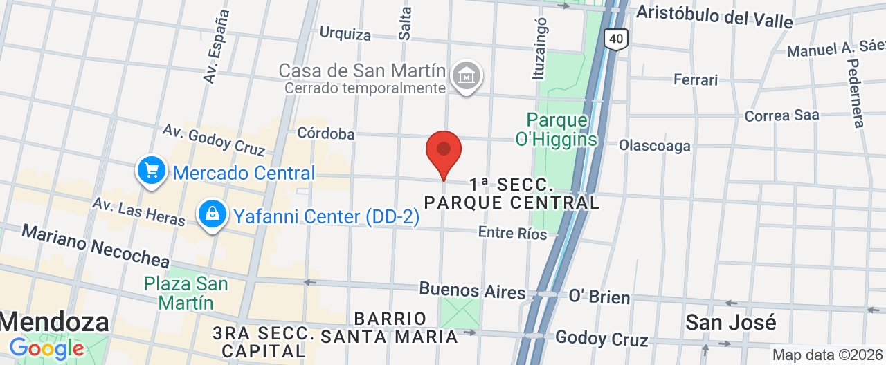 Mapa de la ubicación