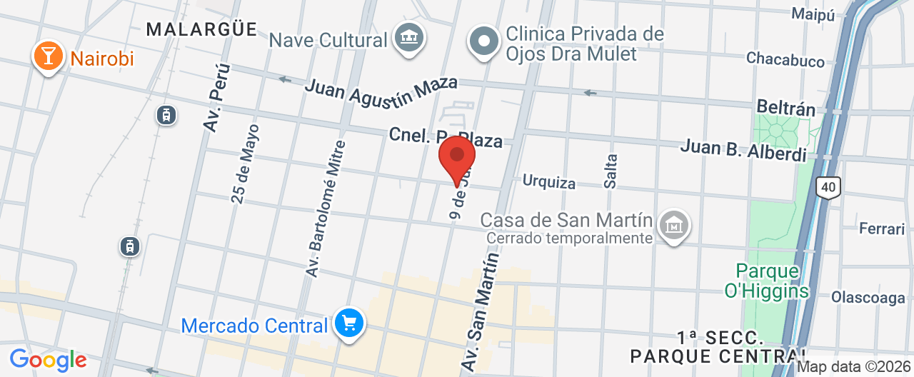 Mapa de la ubicación