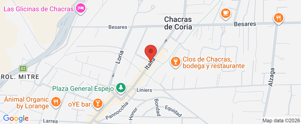 Mapa de la ubicación