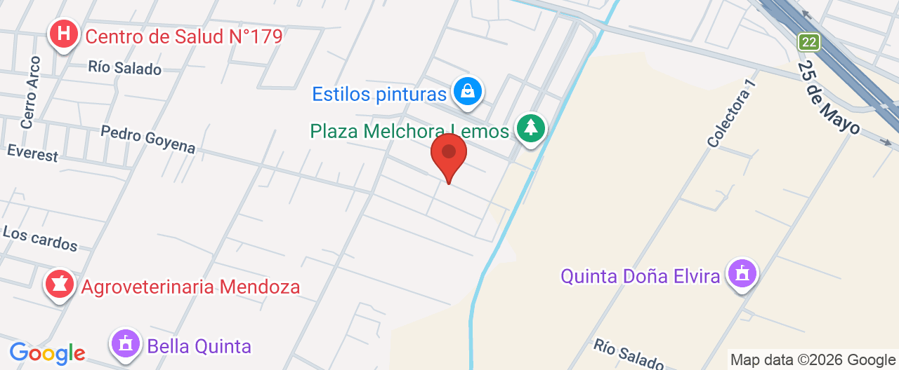 Mapa de la ubicación