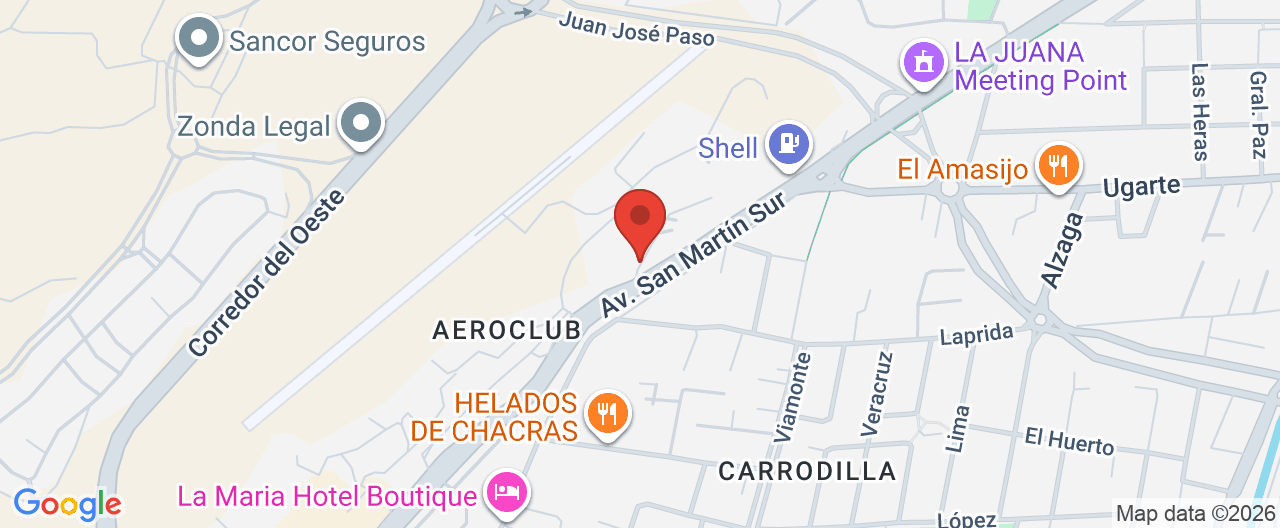 Mapa de la ubicación