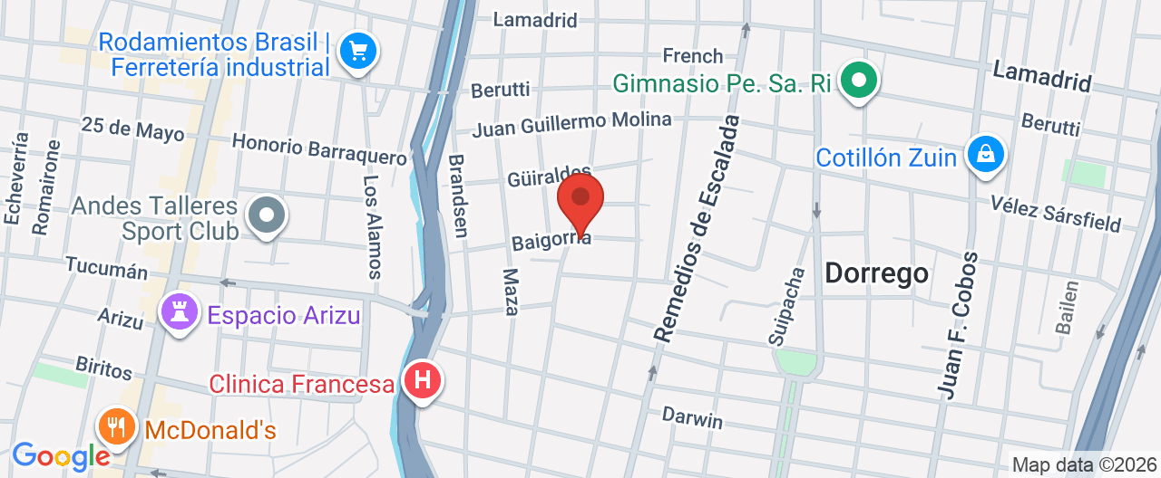 Mapa de la ubicación