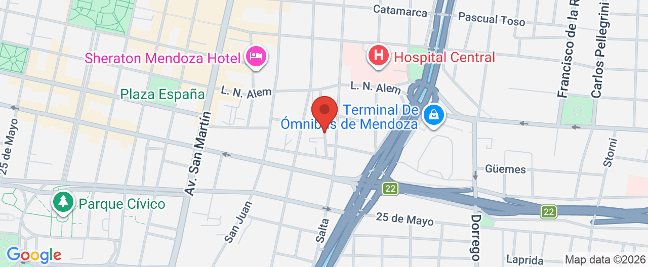 Mapa de la ubicación