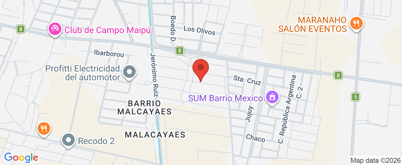 Mapa de la ubicación