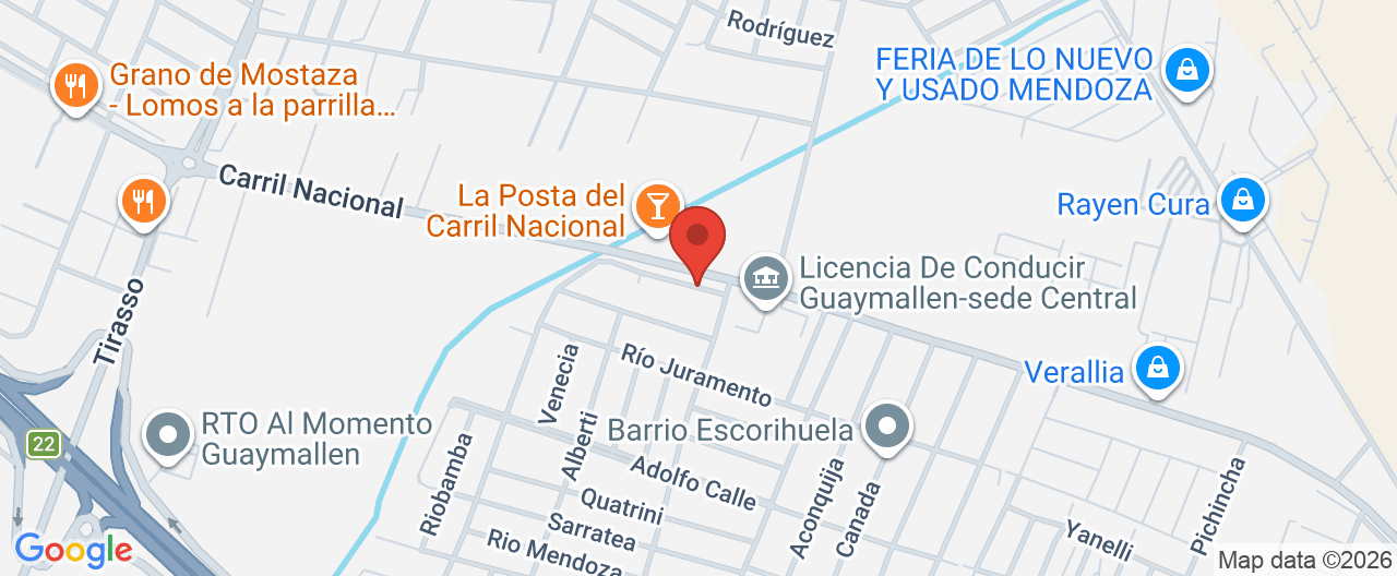 Mapa de la ubicación