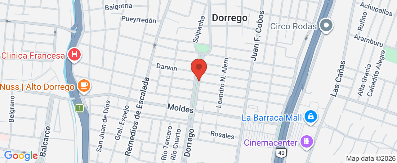 Mapa de la ubicación