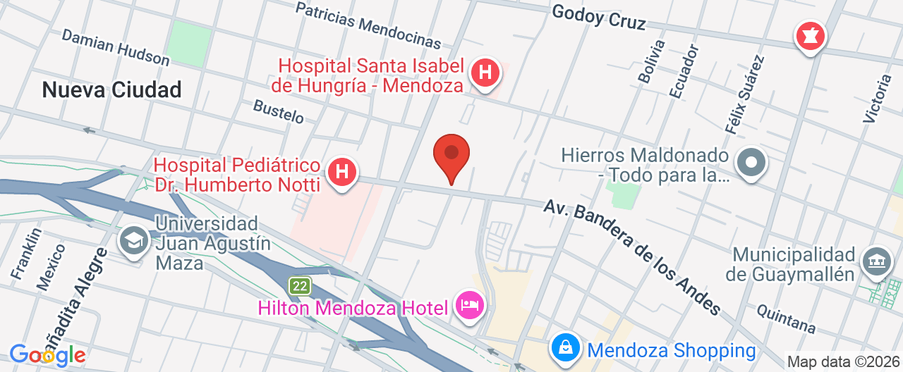Mapa de la ubicación