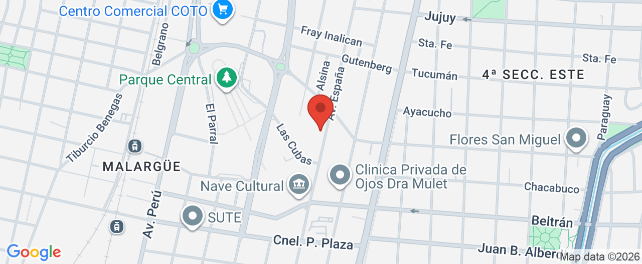 Mapa de la ubicación