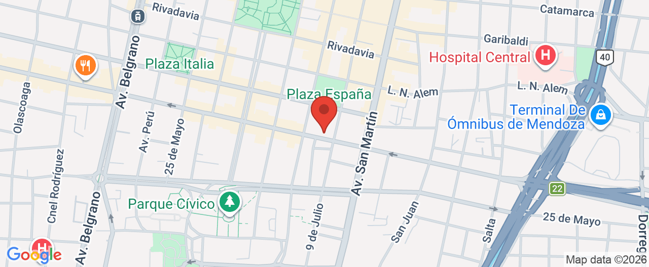 Mapa de la ubicación