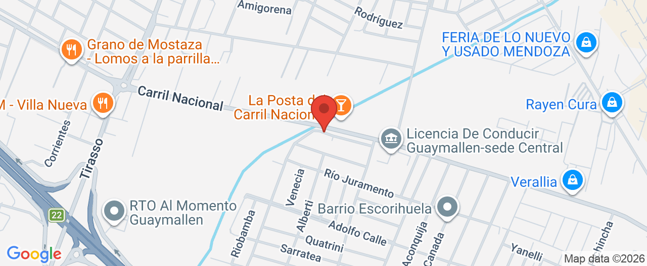 Mapa de la ubicación