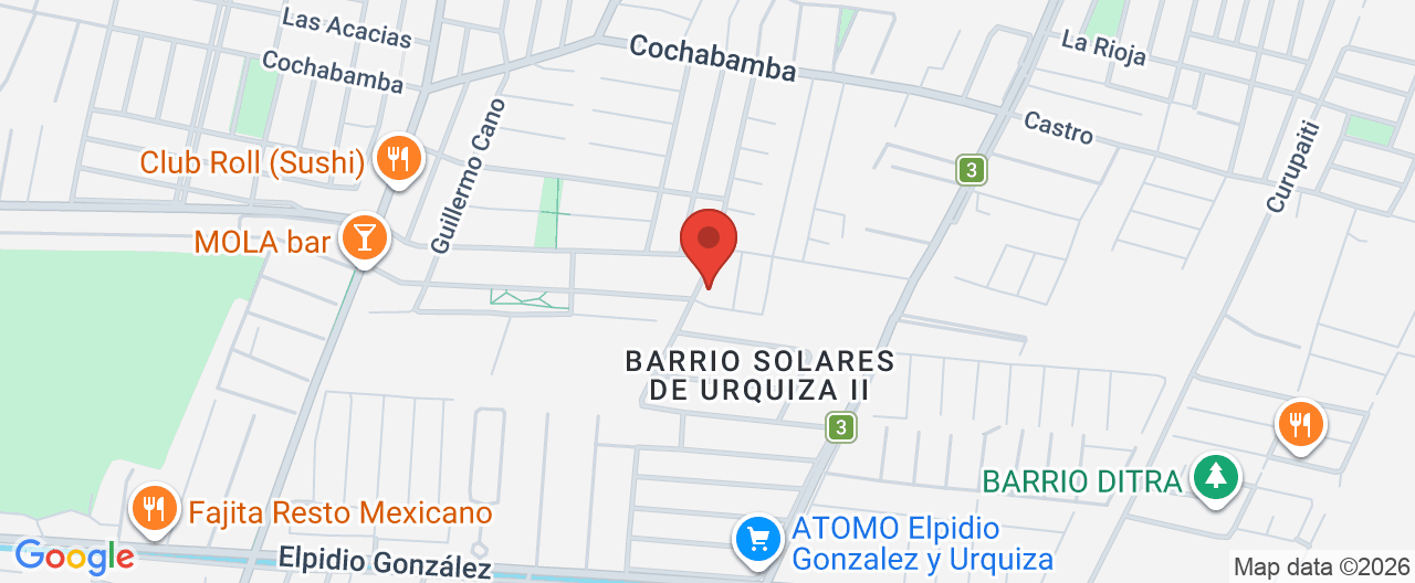 Mapa de la ubicación