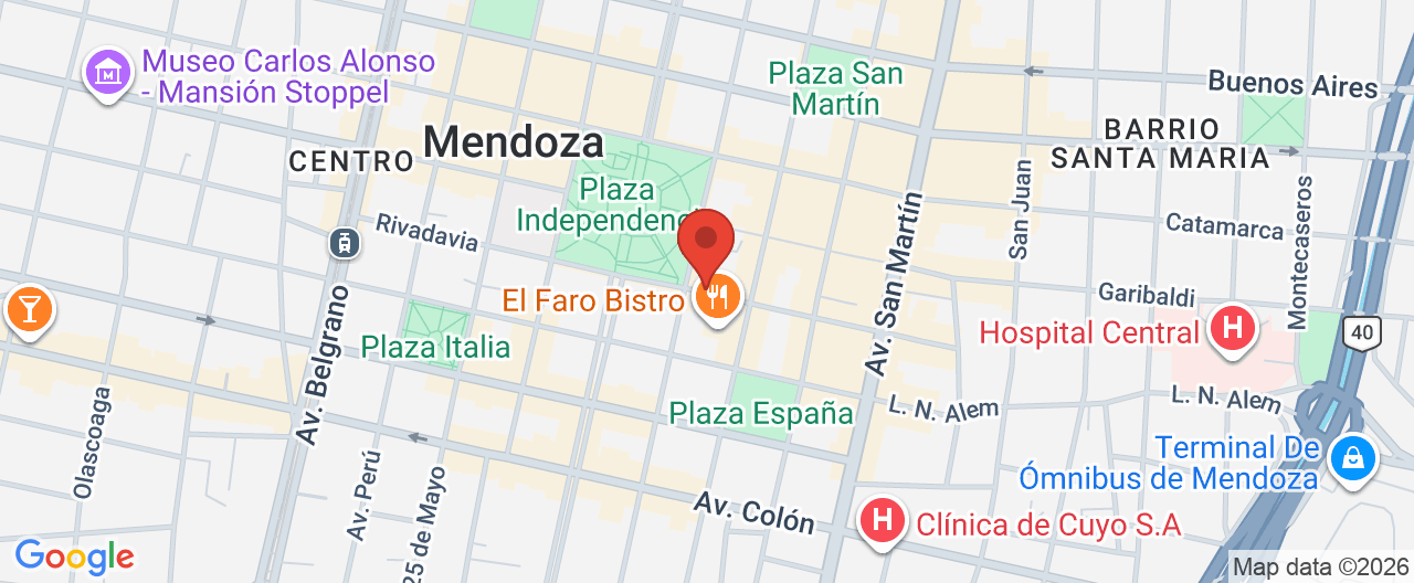 Mapa de la ubicación