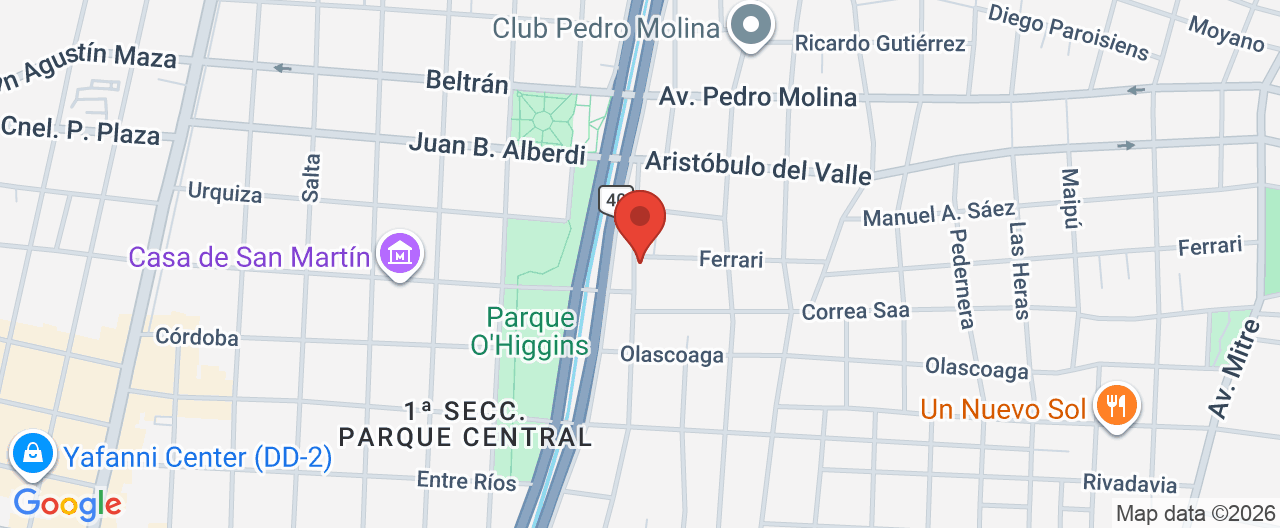 Mapa de la ubicación