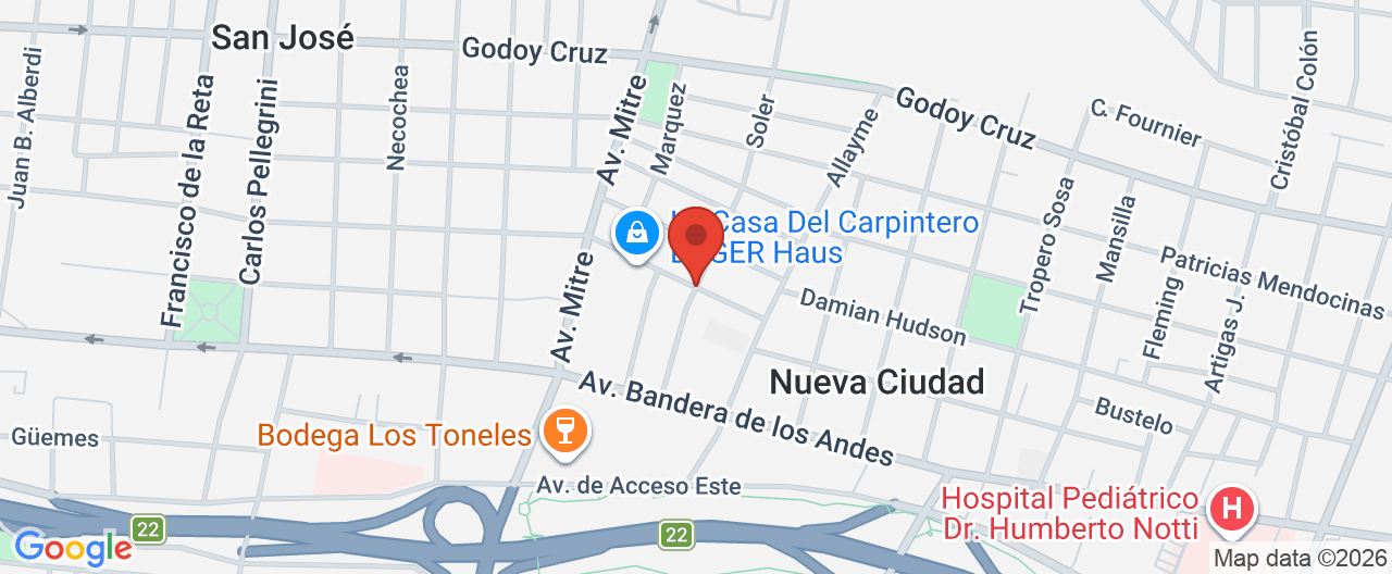 Mapa de la ubicación