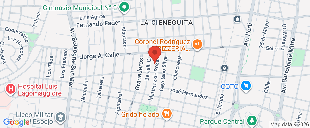 Mapa de la ubicación