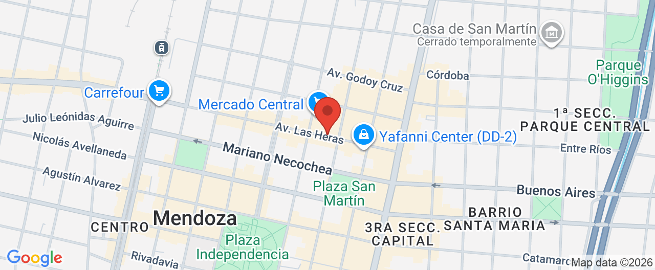 Mapa de la ubicación