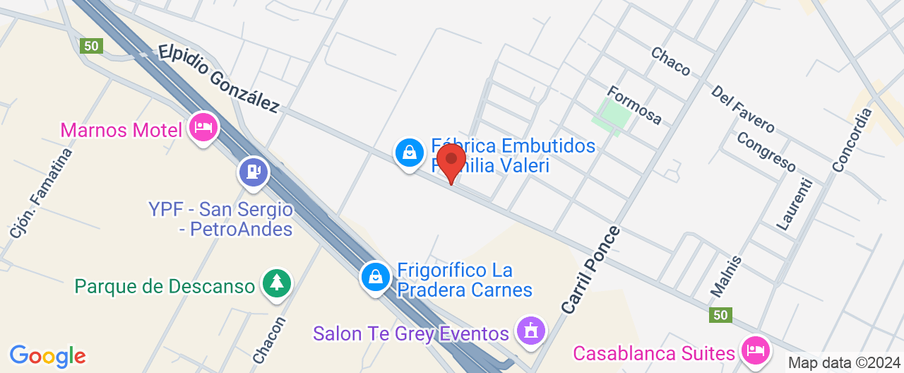 Mapa de la ubicación