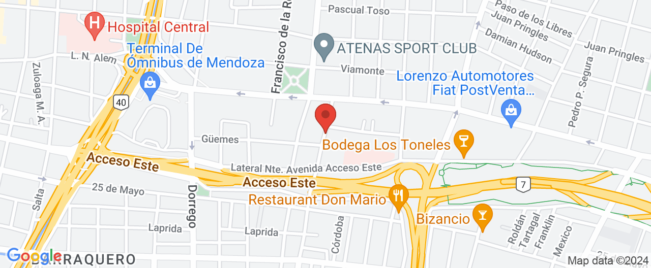 Mapa de la ubicación