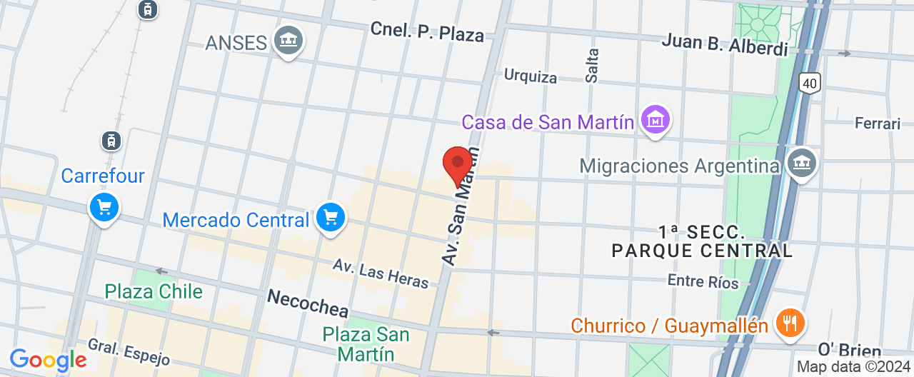 Mapa de la ubicación