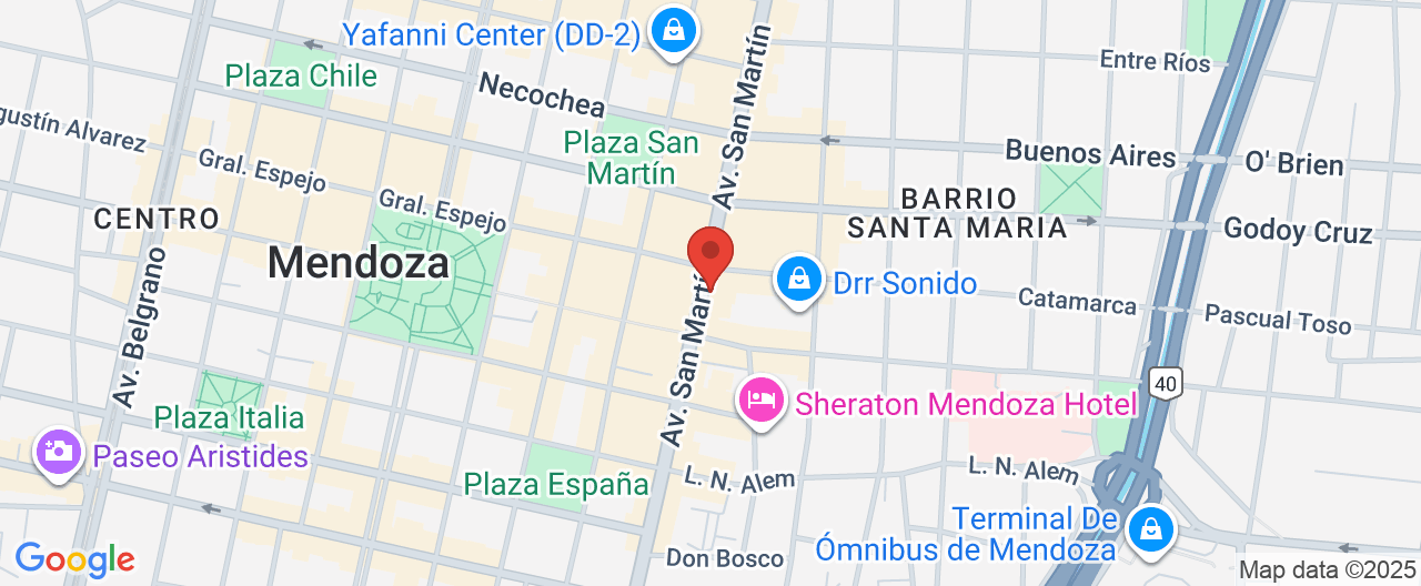 Mapa de la ubicación
