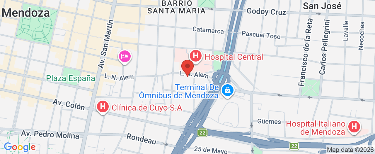 Mapa de la ubicación
